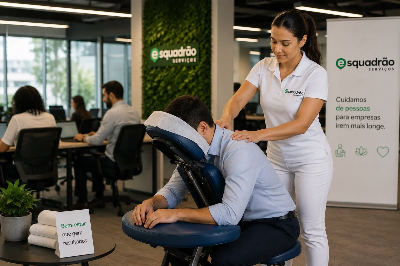 Massagem in company